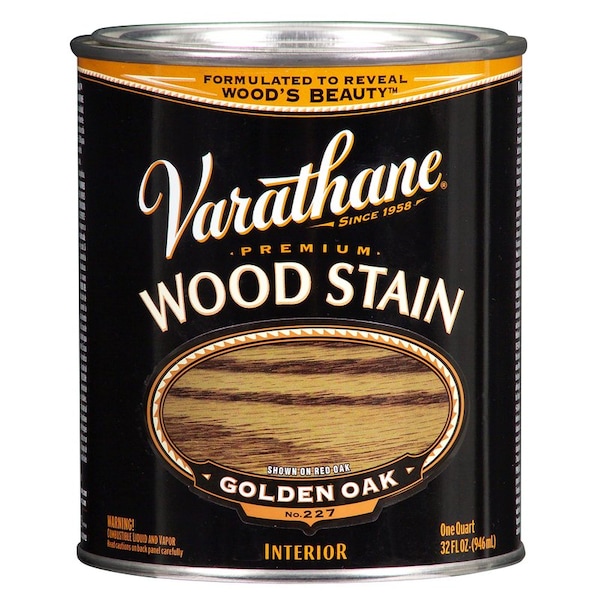 Varathane Varathane Premium Semi-Transparent Golden Oak Oil-Based Urethane Modified Alkyd Wood Stain 1 qt 211716H - main